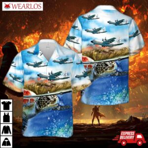 Us Navy Lockheed C-130f Hercules Of Vrc-50 Hawaiian Shirt