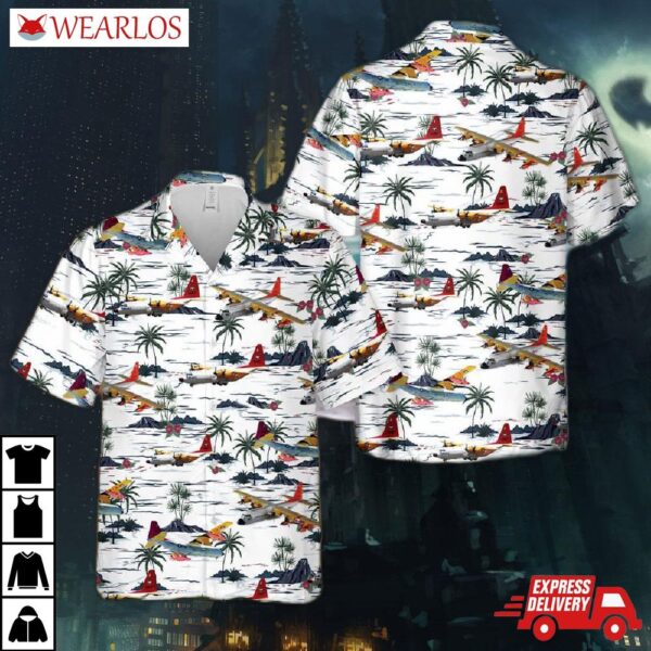 Us Navy Lockheed Dc-130 Hawaiian Shirt