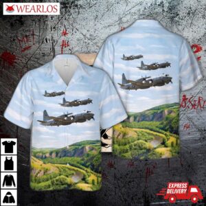 Us Navy Lockheed Ep-3e Aries Ii Of Vq-1 World Watchers Hawaiian Shirt