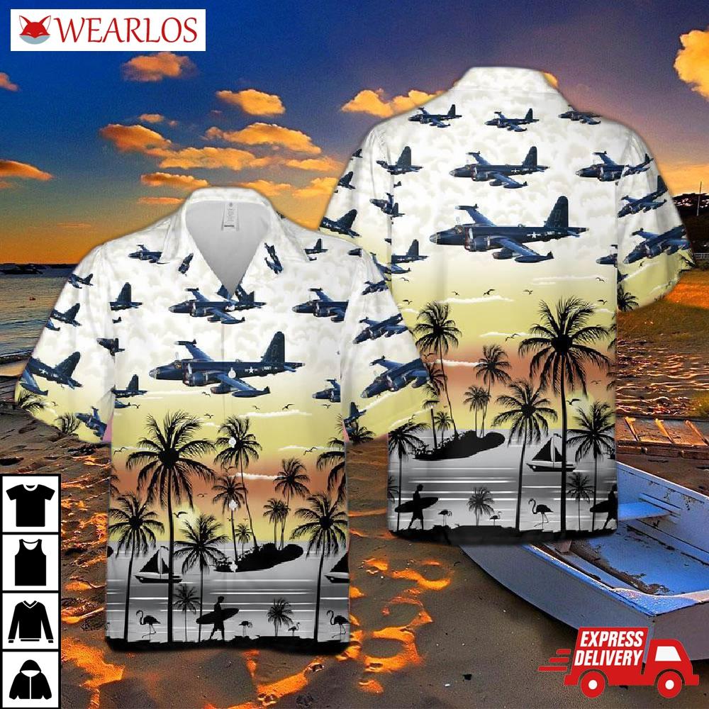 Us Navy Lockheed P-2 Neptune Hawaiian Shirt
