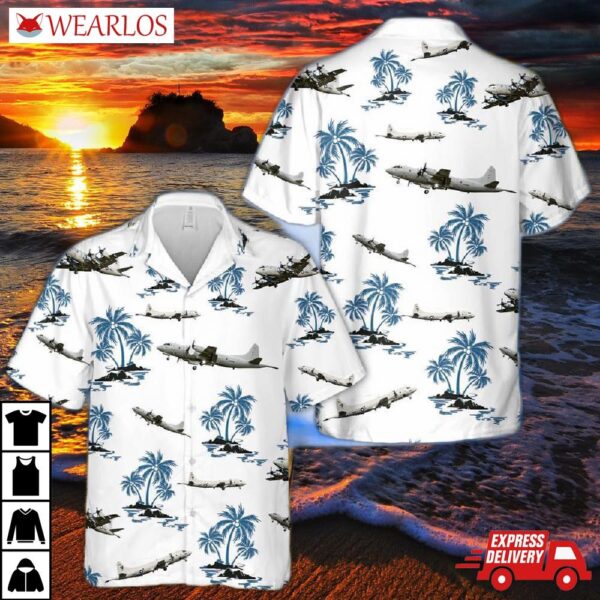 Us Navy Lockheed P-3 Orion Hawaiian Shirt