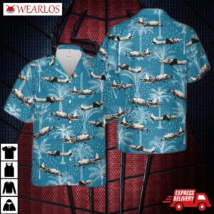 Us Navy Lockheed P-3 Orion Hawaiian Shirt