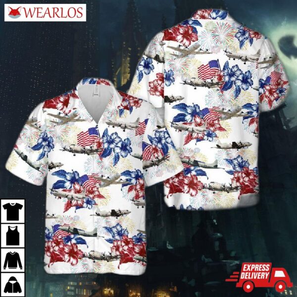Us Navy Lockheed P-3 Orion Hawaiian Shirt