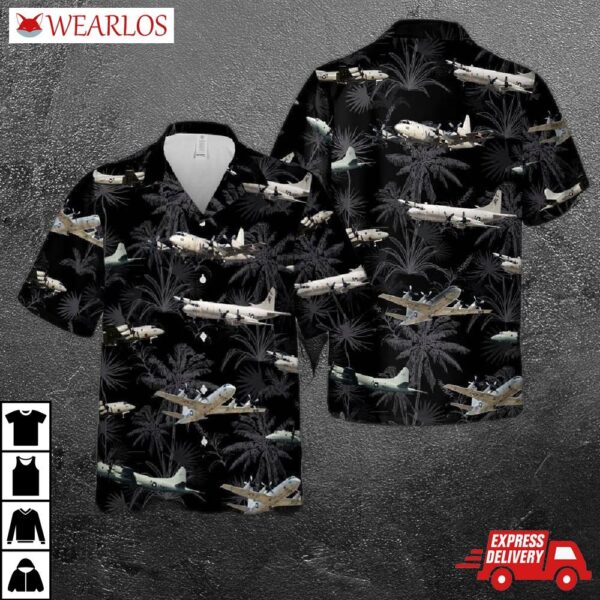 Us Navy Lockheed P-3 Orion Hawaiian Shirt