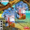 Us Navy Lockheed P-3 Orion Independence Day Golden Gate Bridge Hawaiian Shirt