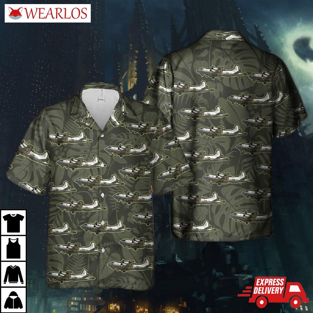 Us Navy Lockheed P-3c Orion Hawaiian Shirt