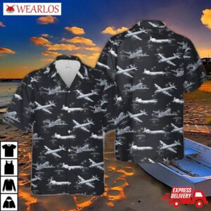 Us Navy Lockheed P-3c Orion Hawaiian Shirt
