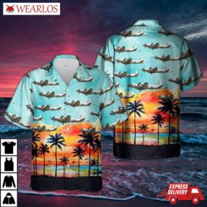 Us Navy Lockheed P-3c Orion Hawaiian Shirt