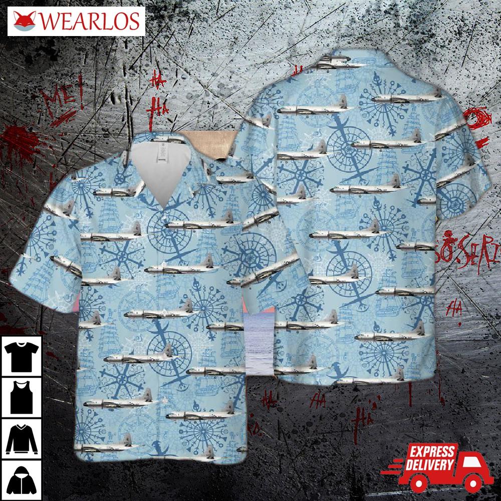 Us Navy Lockheed P-3c Orion Of Vp-30 Hawaiian Shirt