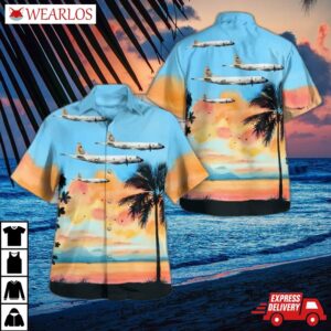 Us Navy Lockheed P-3c Orion Of Vp-44 (1951–1991) Hawaiian Shirt