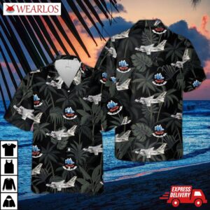 Us Navy Lockheed S-3 Viking Of Vs-37 Hawaiian Shirt
