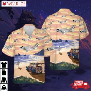 Us Navy Lockheed S-3 Viking Of Vs-37 Hawaiian Shirt