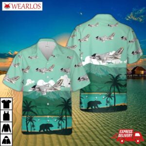 Us Navy Lockheed S-3 Viking Of Vs-37 Hawaiian Shirt