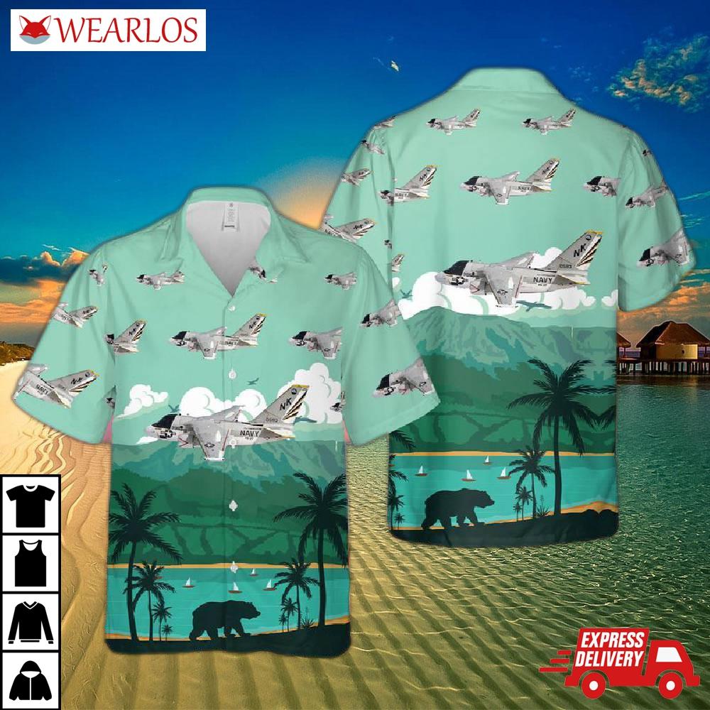 Us Navy Lockheed S-3 Viking Of Vs-37 Hawaiian Shirt