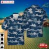 Us Navy Mcdonnell Douglas F/a-18 Hornet Aircraft Silhouettes Hawaiian Shirt