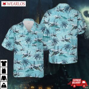 Us Navy Mcdonnell Douglas F/a-18 Hornet Hawaiian Shirt