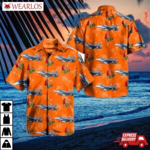 Us Navy Mcdonnell Douglas F/a-18c Hornet Of Vfa-204 River Rattlers Hawaiian Shirt