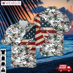 Us Navy Mcdonnell Douglas T-45 Goshawk Hawaiian Shirt