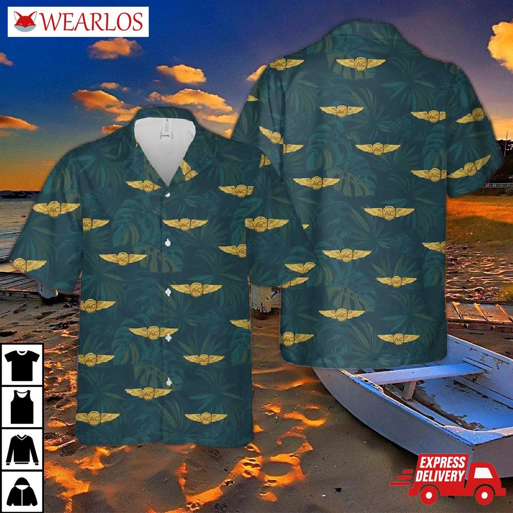 Us Navy Naval Aircrew Wings Hawaiian Shirt