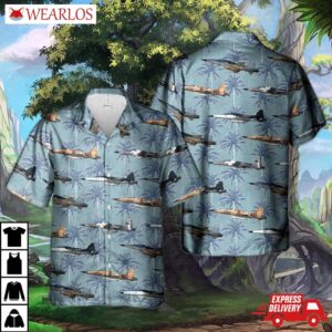 Us Navy Northrop F-5n Tiger Ii Hawaiian Shirt