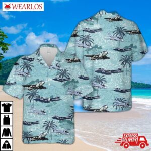 Us Navy Northrop Grumman Ea-6b Prowler Hawaiian Shirt