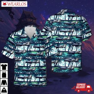 Us Navy Northrop Grumman Mq-4c Triton Hawaiian Shirt