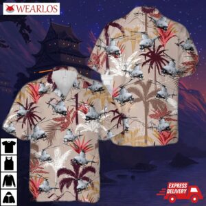 Us Navy Northrop Grumman Mq-8 Fire Scout Hawaiian Shirt
