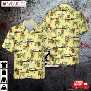 Us Navy P-3b Orion Of Vp-90 " Lions" Hawaiian Shirt