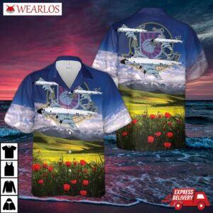 Us Navy Patrol Squadron 47 (patron 47) Vp-47 "golden Swordsme" P-3 Orion Hawaiian Shirt