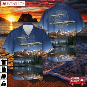 Us Navy Patrol Squadron 9 (vp-9) "golden Eagles" P-3c Hawaiian Shirt