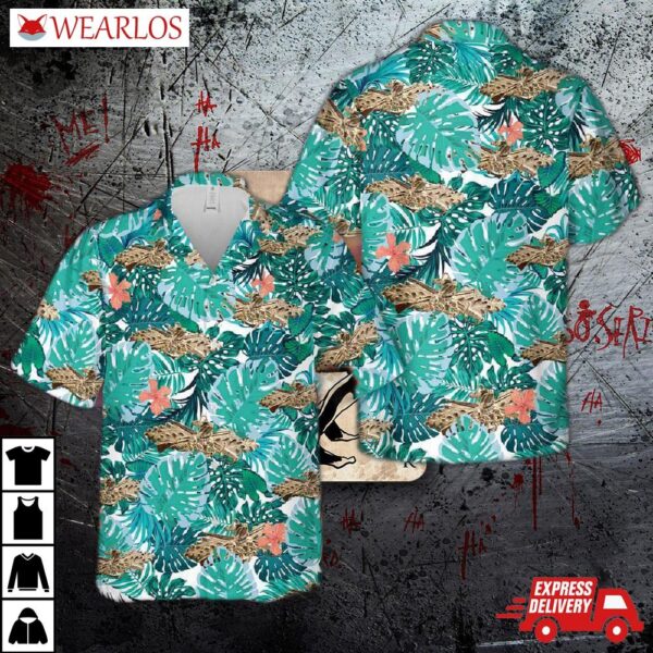Us Navy Seabee Combat Warfare Specialist Insignia Hawaiian Shirt