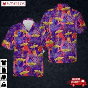 Us Navy Seabee Combat Warfare Specialist (scws) Insignia - Officer Hawaiian Shirt