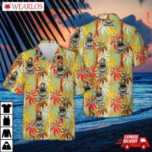 Us Navy Senior Chief Retired Skull And Cross Bones With Anchor Hawaiian Shirt