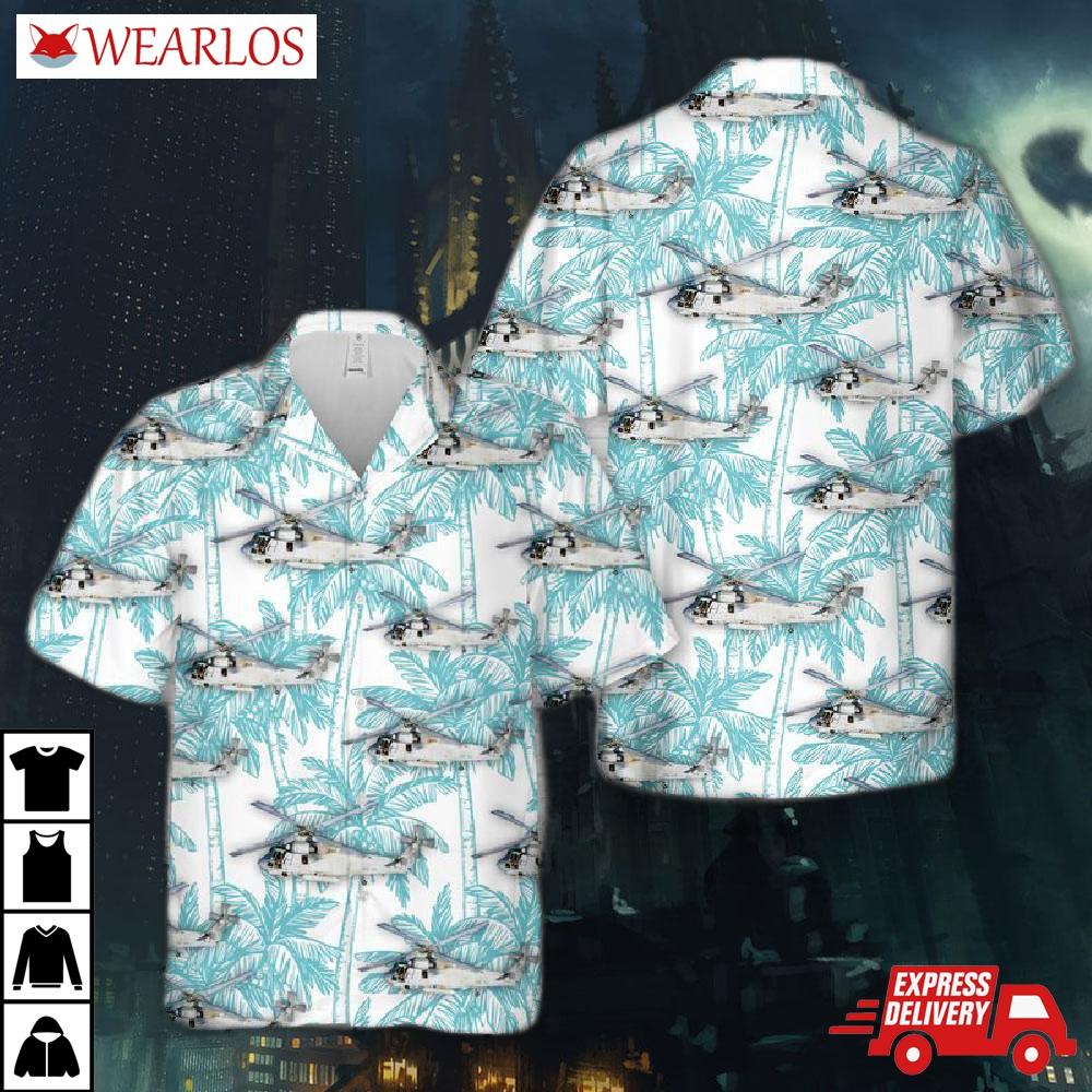 Us Navy Sh-2g Of Hsl-84 Hawaiian Shirt