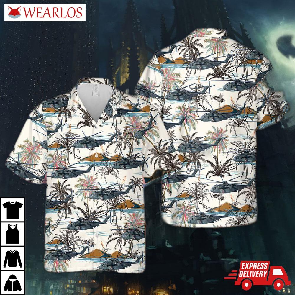 Us Navy Sikorsky Ch-53e Super Stallion Hawaiian Shirt