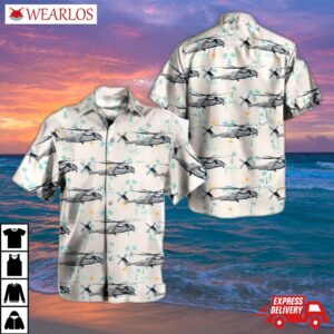 Us Navy Sikorsky Mh-53e Sea Dragon Hawaiian Shirt