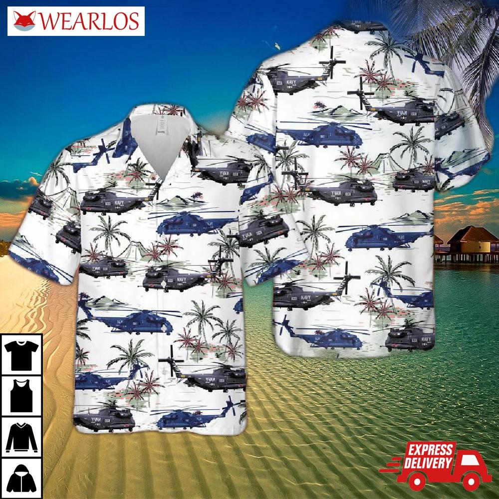 Us Navy Sikorsky Rh-53D Hawaiian Shirt