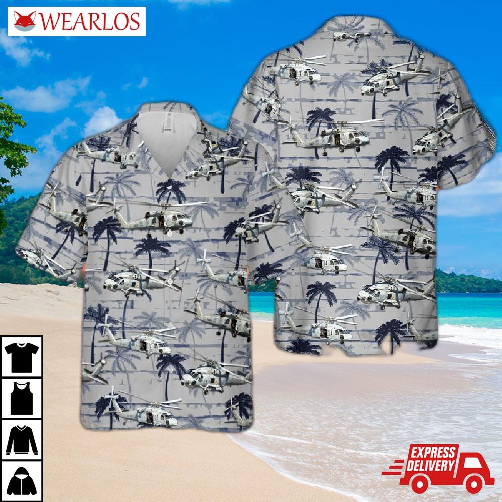 Us Navy Sikorsky Sh-60 Seahawk Hawaiian Shirt