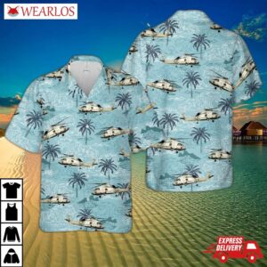 Us Navy Sikorsky Sh-60 Seahawk Hawaiian Shirt