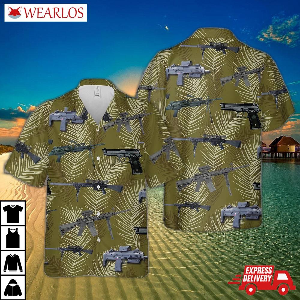 Us Navy Small Arms Hawaiian Shirt