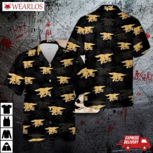 Us Navy Special Warfare Badge Hawaiian Shirt