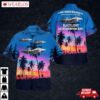 Us Navy Strike Fighter Squadron 213 (vfa-213) Blacklions F/a-18f Super Hornet Hawaiian Shirt