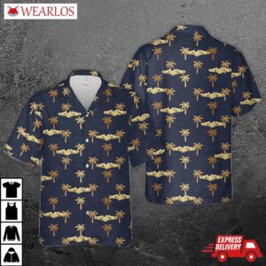 Us Navy Submarine Supply Corps Hawaiian Shirt