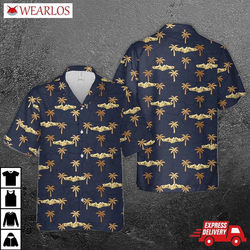 Us Navy Submarine Supply Corps Hawaiian Shirt