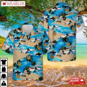 Us Navy Training Squadron Nine (vt-9) T-45cs Hawaiian Shirt