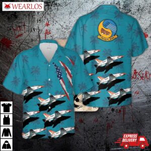 Us Navy Training Squadron Nine (vt-9) T-45cs Hawaiian Shirt