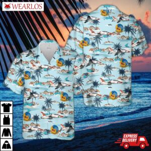 Us Navy Training Squadron Nine (vt-9) T-45cs Hawaiian Shirt