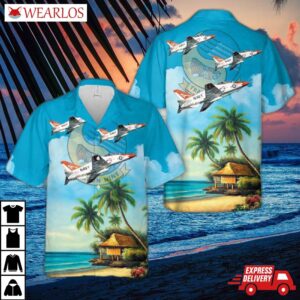 Us Navy Training Squadron Nine (vt-9) T-45cs Hawaiian Shirt