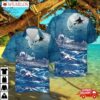 Us Navy U.s.s. Tidewater (ad-31) Halloween Hawaiian Shirt