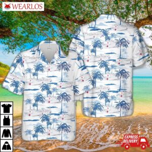 Us Navy Usns Mercy (t-ah-19) Hawaiian Shirt